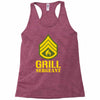 grill sergeant military Racerback Tank
