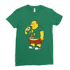 fractal comic book guy Ladies Fitted T-Shirt