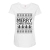 ugly merry christmas Maternity Scoop Neck T-shirt