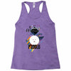 who loves poodle Racerback Tank