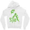 351 stab Zipper Hoodie
