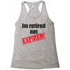 retirement (2) Racerback Tank
