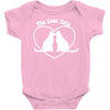 valentine's day love cats Baby Onesie