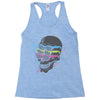 between the eyes Racerback Tank
