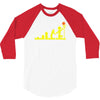 evolution lego basketball sports funny 3/4 Sleeve Shirt
