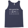 she wants the d   guitar chord(,she,wants,joke,visual,pun,funny,humor, Tank Top