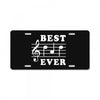 Best Dad Ever Funny Music Note License Plate