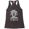 sorry this girl is already taken by a super sexy january boyfriend Racerback Tank