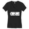 baterai Women's V-Neck T-Shirt