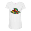rubik's cube Maternity Scoop Neck T-shirt