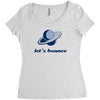 lets bounce Women's Triblend Scoop T-shirt