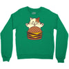 i has cheezburger! Crewneck Sweatshirt