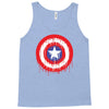 captain america dying bleeding logo Tank Top