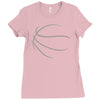 basketball sport bball streetball sportswear usa baskets ball Ladies Fitted T-Shirt