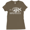 darwin evolution Ladies Fitted T-Shirt