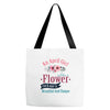 An April Girl Like AFlowers Tote Bags