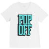pop off pop up V-Neck Tee