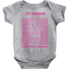 Joy Division Unknown Pleasures Baby Bodysuit