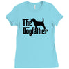 the dogfather beagle Ladies Fitted T-Shirt