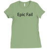 epic fail Ladies Fitted T-Shirt