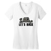 let's rock Women's V-Neck T-Shirt