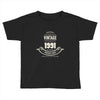 premium vintage 1991 classic perfectly aged limited edition Toddler T-shirt