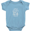 life is better by the camp fire Baby Onesie