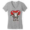 love cat Women's V-Neck T-Shirt
