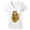 gold grenade Women's V-Neck T-Shirt