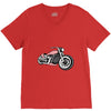 motorcycle V-Neck Tee