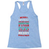 merry corruption of a pagan holiday Racerback Tank