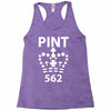 british pint funny Racerback Tank