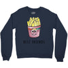 Burger and Fries Best Friends Crewneck Sweatshirt