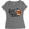 best dad ever Women's Triblend Scoop T-shirt
