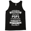 Super Cool Pops Of A Freaking Awesome Granddaughter Tank Top