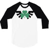 zelda logo treffle trois feuilles 3/4 Sleeve Shirt