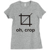 oh crop Ladies Fitted T-Shirt