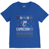 santa capricorn christmas ugly t shirts V-Neck Tee