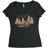 Camping Red Women's Triblend Scoop T-shirt