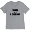 Dad The Man The Myth The Legend - Son Of A Legend Family Matching V-Neck Tee