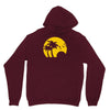beach silhouette birds sand sunset Unisex Hoodie
