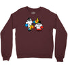 vector gamer boxing Crewneck Sweatshirt