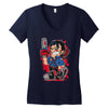 evil cartoon Women's V-Neck T-Shirt