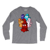 pac man ghost monsters Long Sleeve Shirts