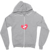 Broken Heart Zipper Hoodie