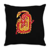 red dragon Throw Pillow
