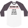 December Girl 3/4 Sleeve Shirt