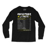 December Girl Facts Sagittarius Long Sleeve Shirts