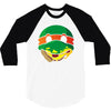 pizza turtle 3/4 Sleeve Shirt