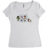 the lineup Women's Triblend Scoop T-shirt